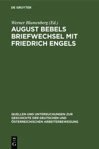 August Bebels Briefwechsel mit Friedrich Engels_cover