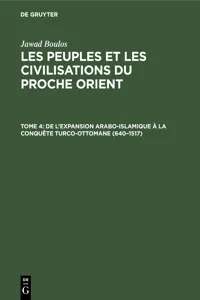 De l'expansion Arabo-Islamique à la conquête turco-ottomane_cover