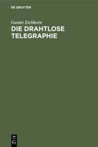 Die drahtlose Telegraphie_cover