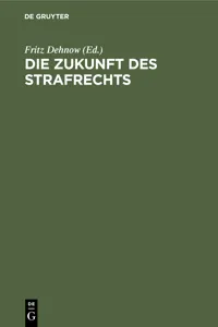 Die Zukunft des Strafrechts_cover