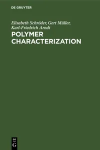 Polymer Characterization_cover