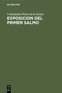 Exposicion del primer salmo_cover