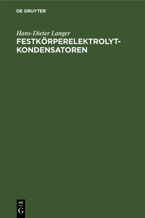 Festkörperelektrolytkondensatoren