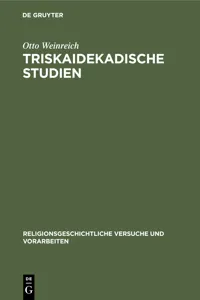 Triskaidekadische Studien_cover