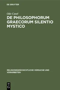 De Philosophorum Graecorum Silentio Mystico_cover