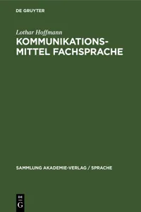 Kommunikationsmittel Fachsprache_cover