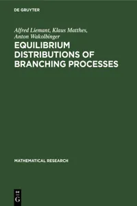 Equilibrium Distributions of Branching Processes_cover