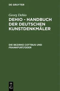 Die Bezirke Cottbus und Frankfurt/Oder_cover