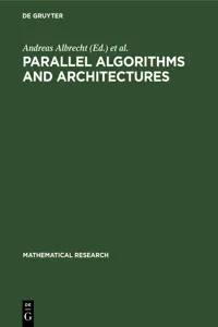 Parallel Algorithms and Architectures_cover