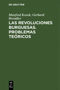 Las Revoluciones Burguesas. Problemas Teóricos_cover