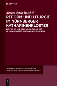 Reform und Liturgie im Nürnberger Katharinenkloster_cover