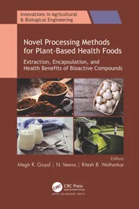 Novel Processing Methods for Plant-Based Health Foods_cover