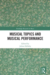 Musical Topics and Musical Performance_cover