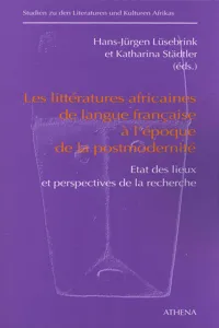 Les littératures africaines de langue francaise à l'époque de la postmodernité_cover