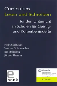 Curriculum Lesen und Schreiben für den Unterricht an Schulen für Geistig- und Körperbehinderte_cover