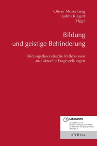 Bildung und geistige Behinderung_cover