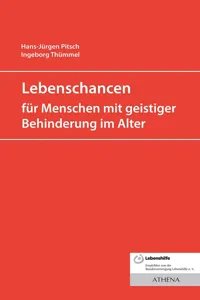 Lebenschancen für alte Menschen mit geistiger Behinderung_cover