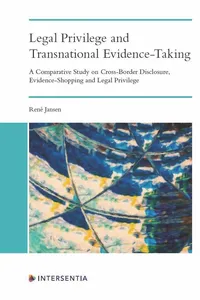 Legal Privilege and Transnational Evidence-Taking_cover