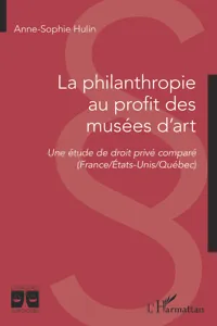 La philanthropie au profit des musées d'art_cover