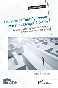 L'épreuve de l'enseignement moral et civique à l'école_cover