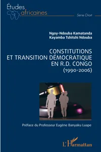 Constitutions et transition démocratique en R.D.Congo_cover