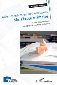 Aider les élèves en mathématiques dès l'école primaire_cover