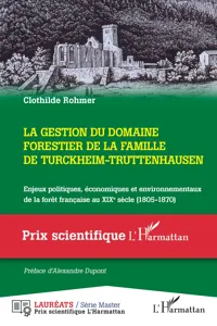 La gestion du domaine forestier de la famille de Turckheim-Truttenhausen_cover