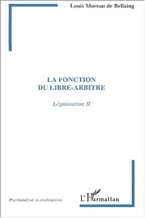 LA FONCTION DU LIBRE-ARBITRE