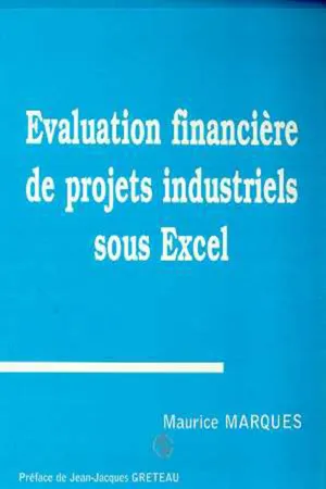 Évaluation financière de projets industriels sous Excel