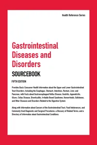 Gastrointestinal Diseases and Disorders Sourcebook, Fifth Edition_cover