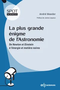 La plus grande énigme de l'astronomie_cover