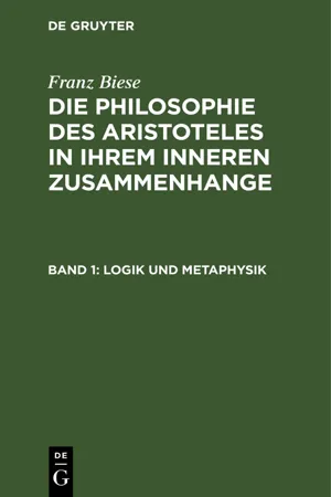 Logik und Metaphysik