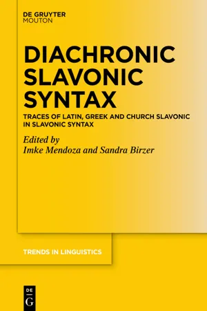 Diachronic Slavonic Syntax