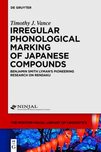 Irregular Phonological Marking of Japanese Compounds_cover