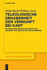 Teleologische Erhabenheit der Vernunft bei Kant_cover