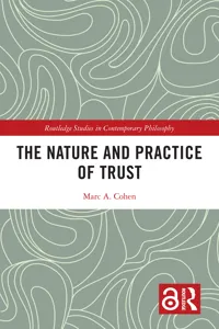 The Nature and Practice of Trust_cover