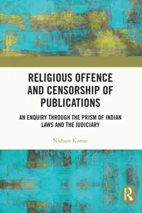 Religious Offence and Censorship of Publications_cover