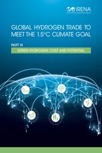 Global hydrogen trade to meet the 1.5°C climate goal: Part III – Green hydrogen cost and potential_cover