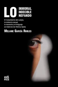 Lo inmoral, lo indecible, lo nefando._cover