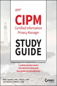 IAPP CIPM Certified Information Privacy Manager Study Guide_cover