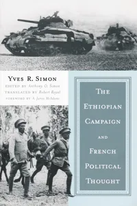 The Ethiopian Campaign and French Political Thought_cover