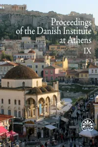 Proceedings of the Danish Institute at Athens 9_cover