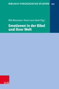 Emotionen in der Bibel und ihrer Welt_cover