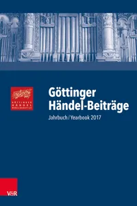 Göttinger Händel-Beiträge._cover