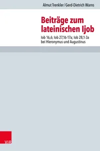 Beiträge zum lateinischen Ijob_cover