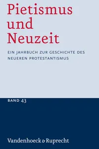 Pietismus und Neuzeit Band 43 – 2017_cover