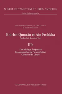 Khirbet Qumrân et Aïn Feshkha III A_cover