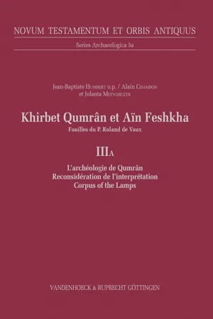 Khirbet Qumrân et Aïn Feshkha III A