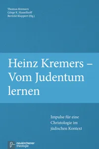 Heinz Kremers - Vom Judentum lernen_cover