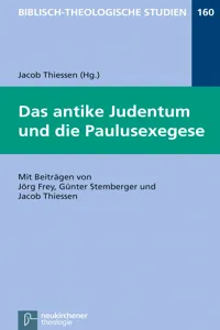 Das antike Judentum und die Paulusexegese_cover